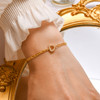 Gold-Tone Link Bracelet – Stainless Steel (3)