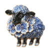 Floral Sheep Enamel Brooch – Design 01 (1)