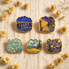 Van Gogh-Inspired Art Enamel Pin Set – 5 Pieces (2)