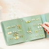 Roll-Up Earring Organiser – Sage Green