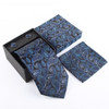 Paisley Tie, Pocket Square & Cufflinks Gift Set