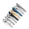Eight Patterned Tie Clips with Gift Box