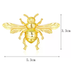 Gold-Tone Sculpted Bee Brooch