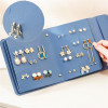 Blue Fold-Out Earring Travel Wallet