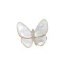 White Pearlescent Butterfly Brooch (1)