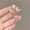 Pink Calla Lily Bouquet Brooch (2)