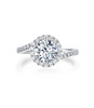 Angel's Eye Lab-Grown Diamond Engagement Ring  6 Claw