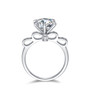 French Butterfly Lab-Grown Diamond Engagement Ring 6 Prong