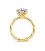 Vine Lab-Grown Diamond 18K Yellow Gold Engagement Ring 6 Claw
