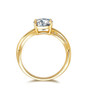 Mobius Series Lab-Grown Diamond Engagement Ring 4 Claw