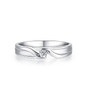 Classic 18K Gold Lab-Grown Diamond Wedding Ring Women 0.4ct IGI