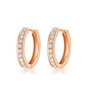 Luxury Classic Temperament Diamond-Encrusted 18K Rose Gold Lab-Grown Diamond Earring 0.28ct IGI
