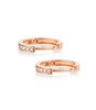 Luxury Classic Temperament Diamond-Encrusted 18K Rose Gold Lab-Grown Diamond Earring 0.28ct IGI