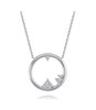 Ice And Snow Series 18K Gold Lab-Grown Diamond 18K Gold Necklace 0.08ct IGI