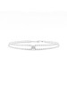Engraved Texture Light Luxury 18K Gold Lab-Grown Bracelet 1ct D IGI