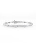 Fully Inlaid Light Luxury 18K Gold Lab-Grown Bracelet 2.5ct D VS1 IGI