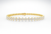Light Luxury Banquet 18K Gold Lab-Grown Bracelet 3.0ct D VS1 IGI