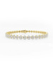 Light Luxury Banquet 18K Gold Lab-Grown Bracelet 3.0ct D VS1 IGI