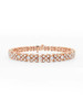 Four Leaf Clover 18K Gold Lab-Grown Bracelet 4.0ct D VS1 IGI