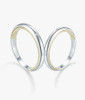 Classic Three Lives and Three Worlds Design Lab-Grown Diamond Wedding Ring Women and Men
