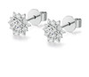 Staggered Inlay Design 18K Gold Lab-Grown Diamond Earring 0.9ct E VS1 IGI