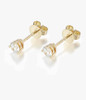 Exquisite split claw design Lab-Grown Diamond Earring