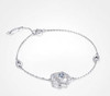 Colorful Rose Lab-Grown Diamond Bracelet 0.25ct IGI