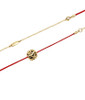 Fortune Comes Small Gold Bead Lab-Grown Diamond Bracelet