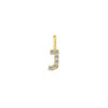 Letter Pendant 18K Gold Lab-Grown Diamond E VS1 IGI