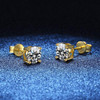 Sparkling Timeless Square Stud Earrings