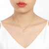 1.0 CTW Classic Moissanite Solitaire Drop Necklace