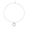 Classic Signature Round O Sparkling Moissanite Necklace