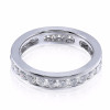 Sparkling Moissanite Eternity Band