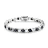 Sterling Silver Colourful Moissanite Fashion Tennis Bracelets