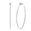 60mm Large Hanging Moissanite Hoops