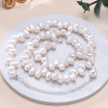 EONCO Aurelia Freshwater Pearl Necklace in 925 Sterling Silver