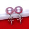 Isla freshwater pearl earrings detail