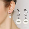 Pearl drop earrings product view