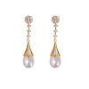 Freshwater Pearl Drop Earrings for Women – White product image