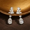 All moissanite 8.8ct stud earrings product view