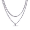 Layered Necklace for Women – Silver Tone product image