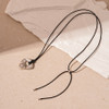 Geometric Rope Necklace for Women – Silver Tone product image