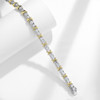 Grace Moissanite Tennis Bracelet for Women – Silver Tone