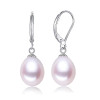 Luna Freshwater Pearl Statement Earrings for Women – Silver Tone
