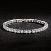 Zoe Moissanite Tennis Bracelet for Women – Gold Tone
