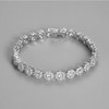 Nora Cubic Zirconia Tennis Bracelet for Women – Silver Tone