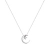 Grace Polished Chain Necklace for Women – Silver Tone