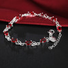 Mabel Sapphire Classic Bracelet for Women – Silver Tone