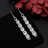 URMYLADY Sculptural Drop Earrings – 925 Sterling Silver Pair alternate view
