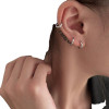 LiHong 12mm Polished Sterling Silver Hoop Earrings (2)